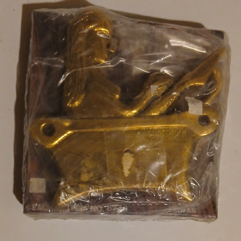 Vintage Brass Bathtub Hook